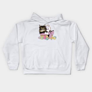 Easter Kitten Kids Hoodie